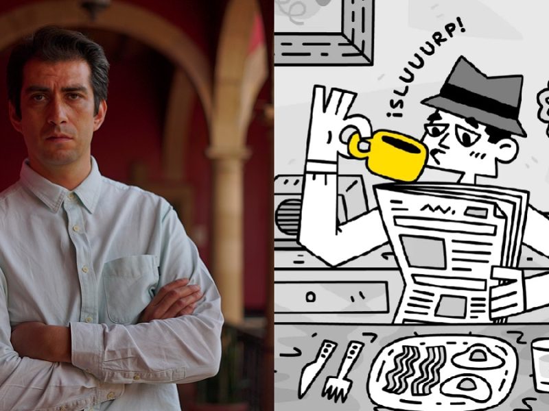 Ilustrador leonés Ricardo Badillo Pérez combina humor, cinismo y creatividad: ‘Me gusta el pesimismo en el arte’
