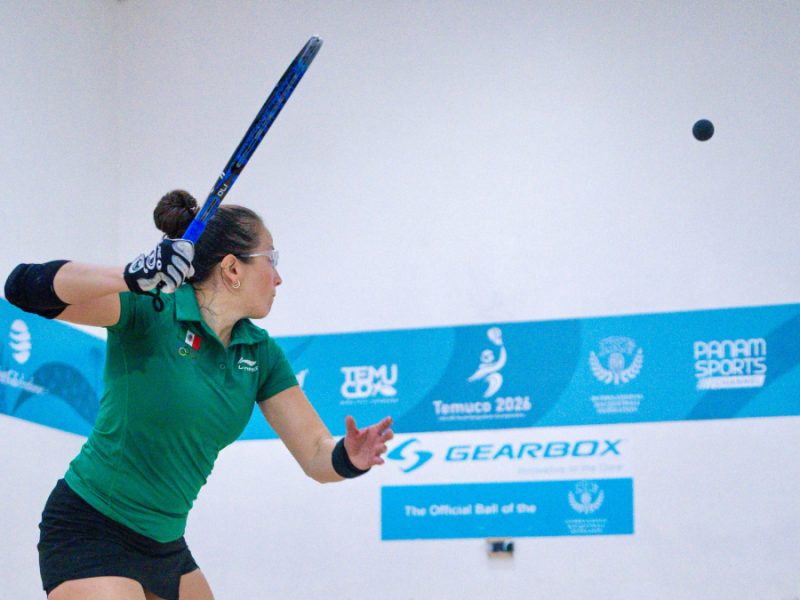 Samantha Salas logra dos títulos en el Campeonato Mundial de Racquetbol en Chile