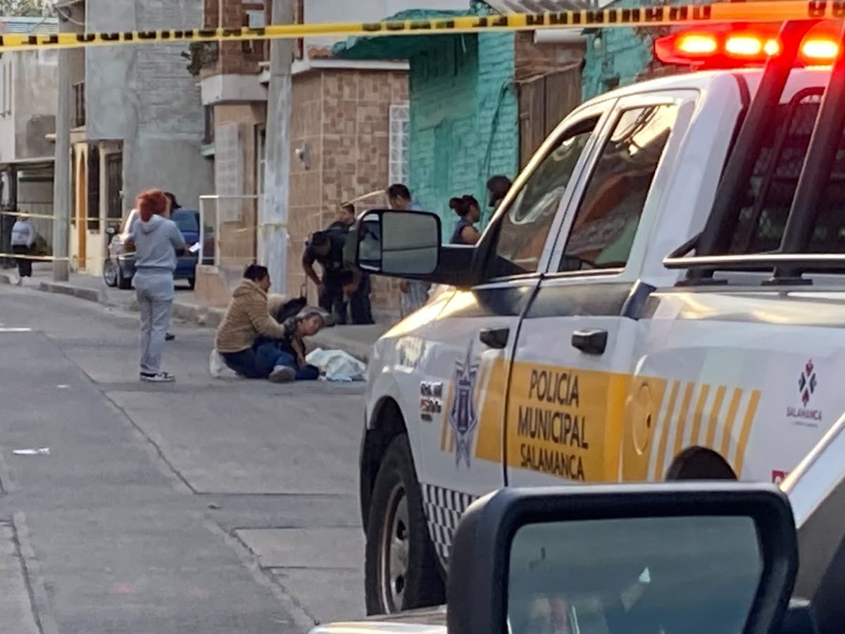 Matan a balazos a dos hombres en la colonia Guanajuato, Salamanca