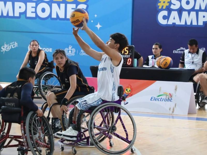 Guanajuato conquista la plata en baloncesto sobre silla de ruedas 3×3 de la Paralimpiada Nacional 2026