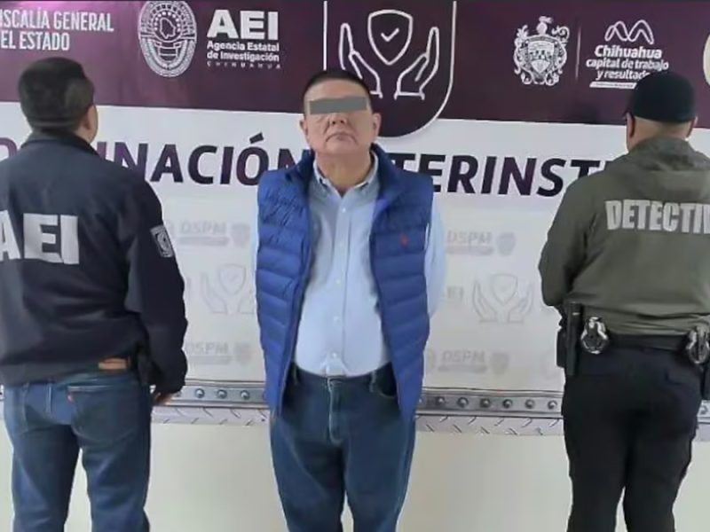 Dan prisión preventiva al exfiscal de Chihuahua por traición a la patria y otros presuntos delitos