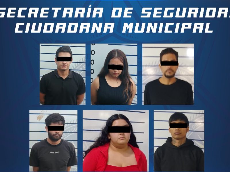 Caen seis presuntos integrantes de banda de roba coches y narcomenudeo en Irapuato