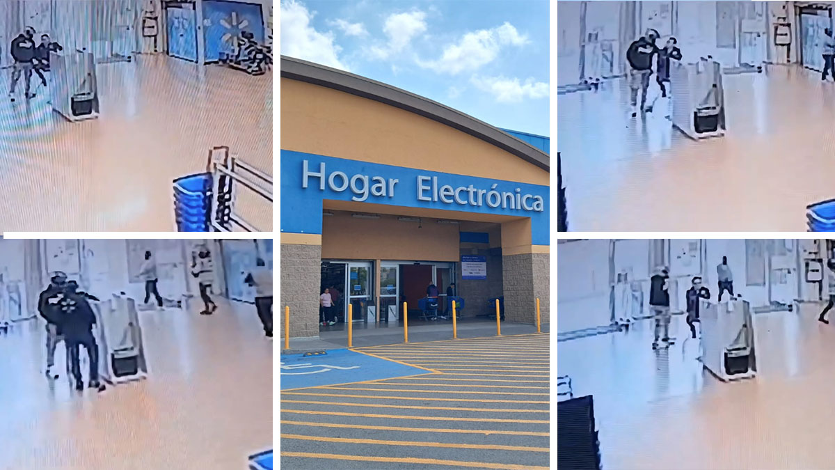 asalto a Walmart en León
