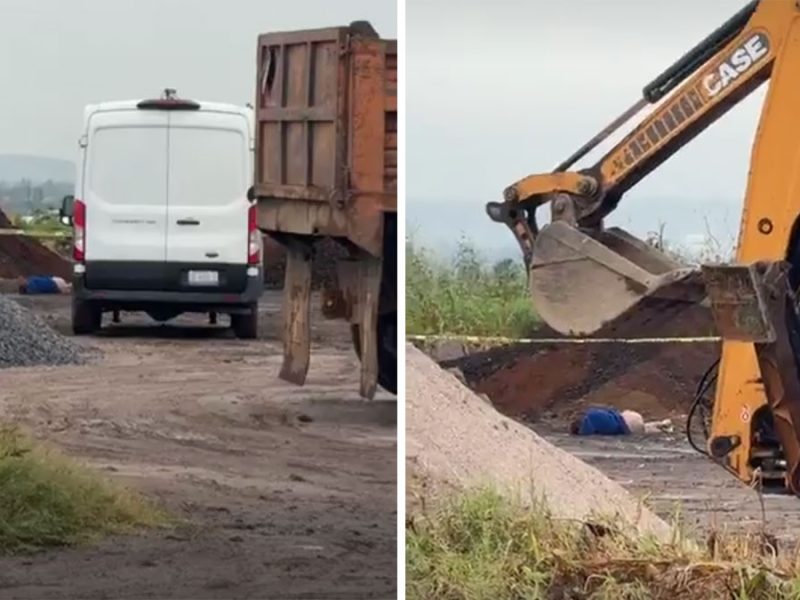 Sobre montículos de arena: La abandonan en banco de materiales en Salvatierra